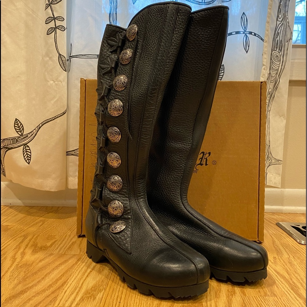 Son of Sandlar genuine leather hand-made boot in black